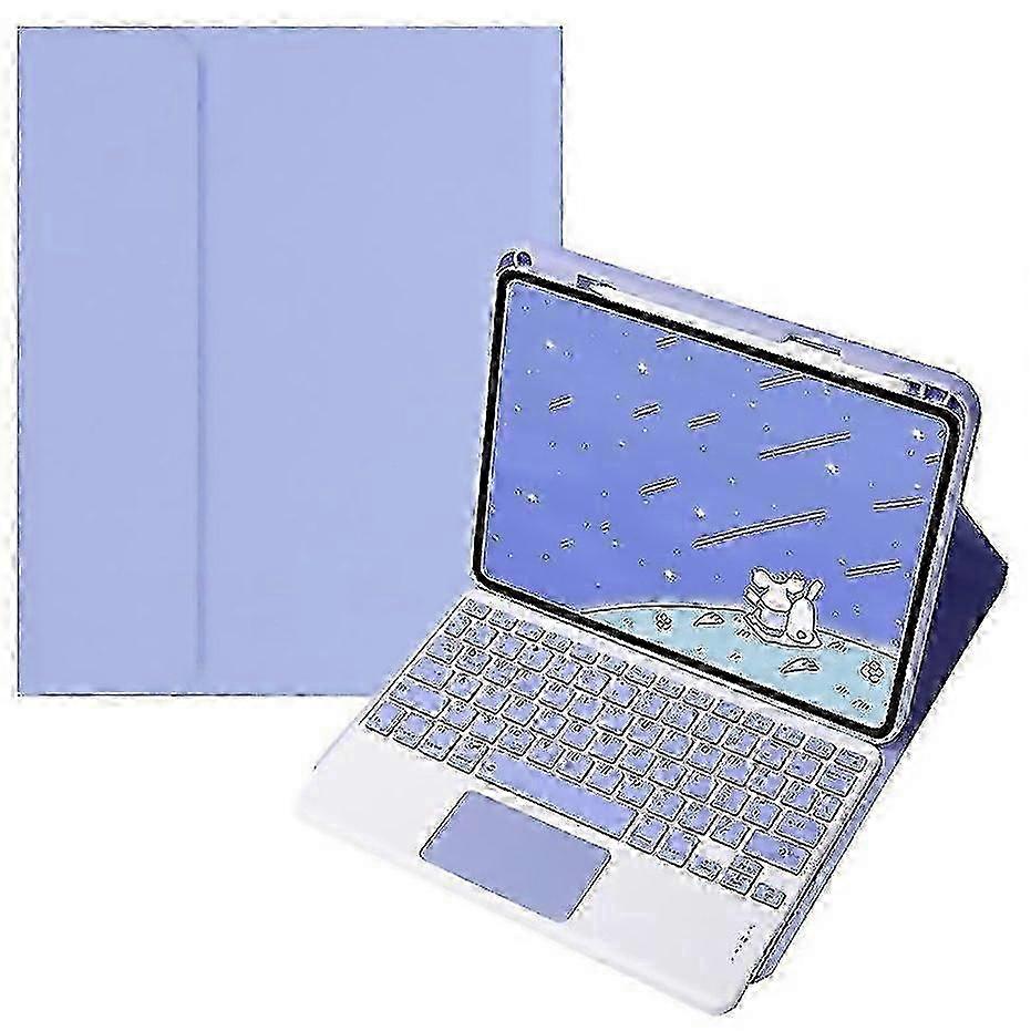 For Candy Color Square Keys Bluetooth Keyboard Leather Case With Touchpad Square Keys With Touchpad z