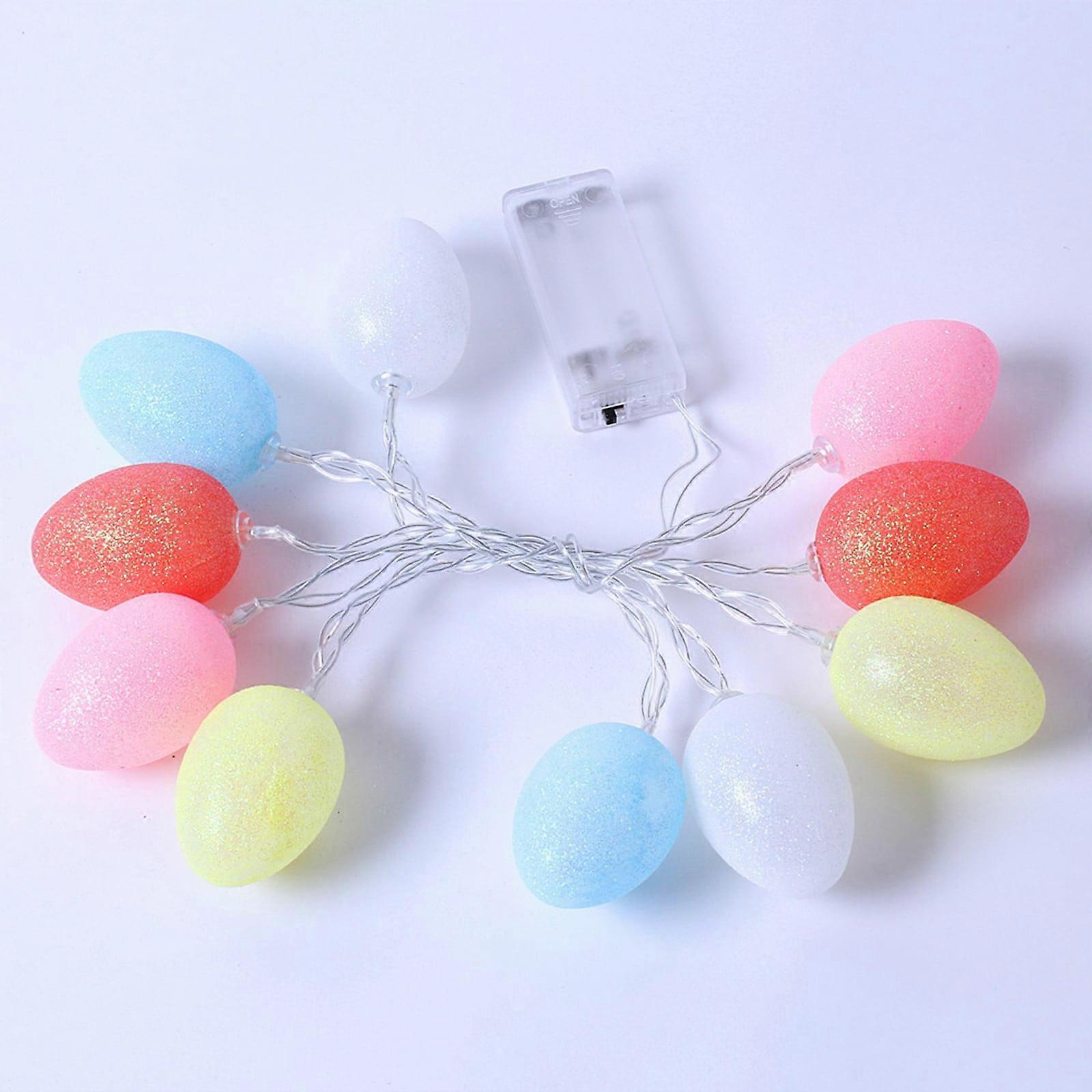 YiFudd 10/20 LED Light Easter Eggs For Easter Party Decoration Wedding Decoration