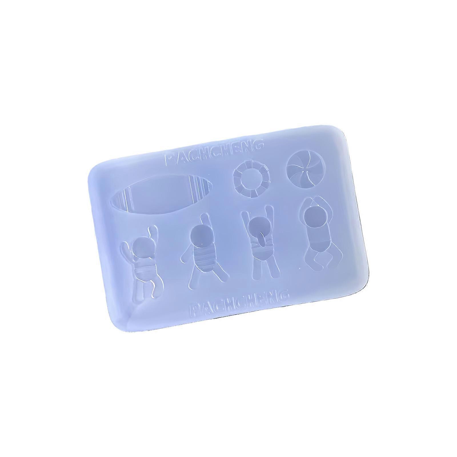 Reusable Silicone Small Accessory Mold with Decorative Patterns Beginner Friendly Jewelry Tool Silicone Texture Multicolor