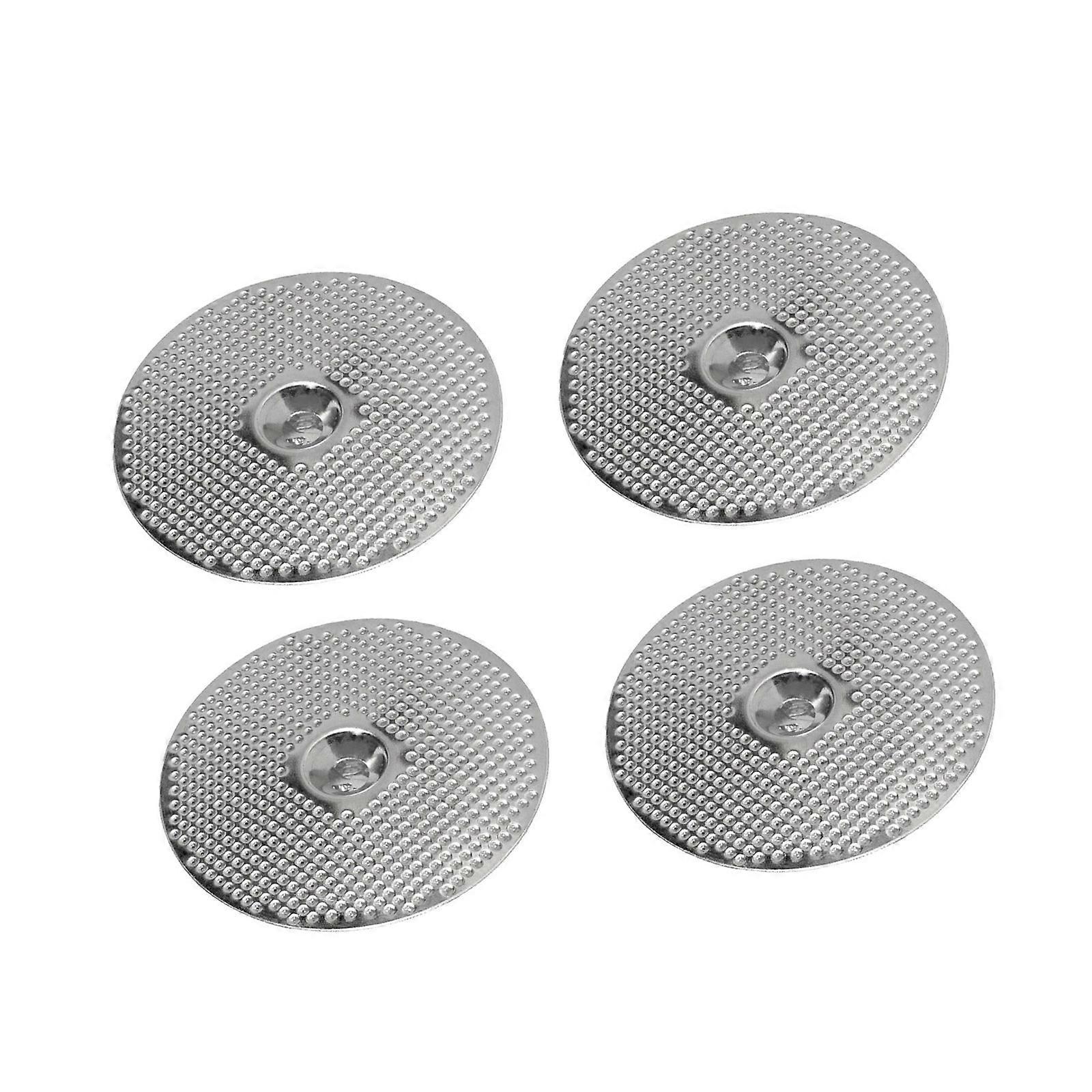 4Pieces Kitchen Espresso Maker Part Stainless Steel Filter Meshs Coffee Filter Disk Water Distribution Net for Brewing Multicolor