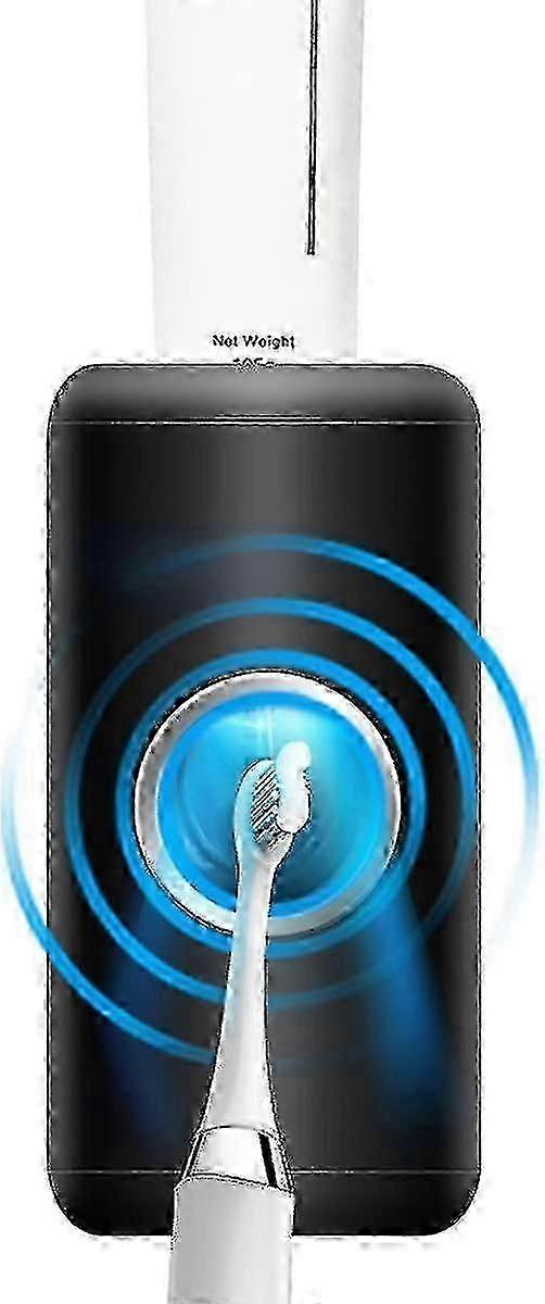 Automatic Electric Toothpaste Dispenser With Motion Sensor Wall Mounted For Bathroom Black