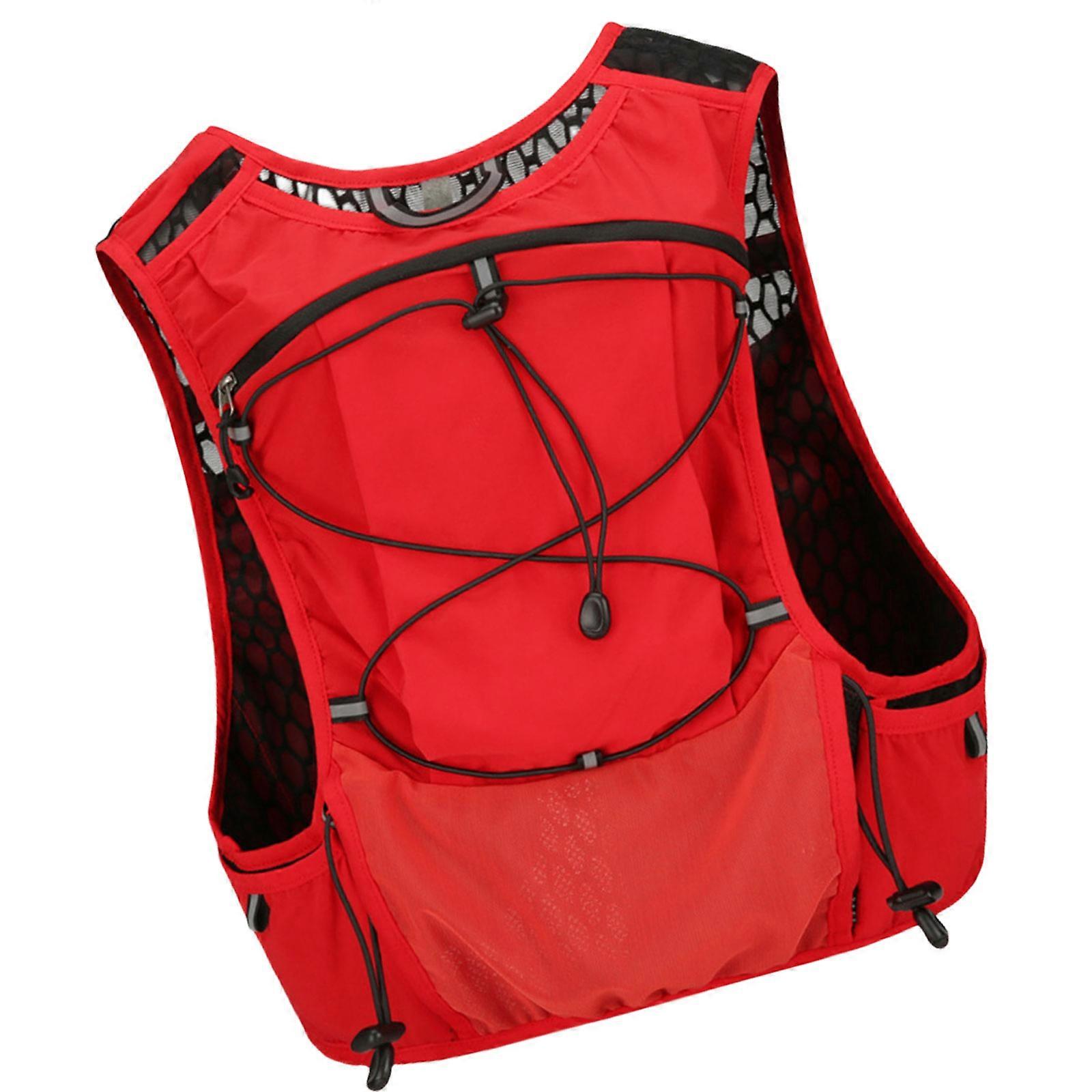 Hydrations Vest Water Running Vest Pack Large Capacity Hydrations Pack Water Backpack Running Backpack  Red