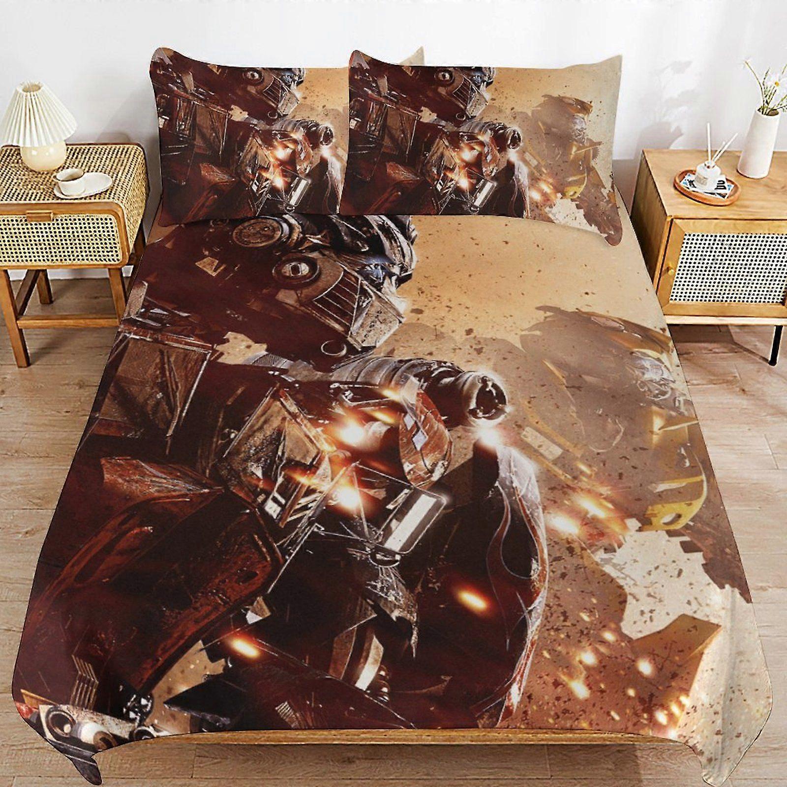 W203 Transformers Durable Easy Care Smooth Finish Bedding Solution Soft Zipper Closure Duvet Cover Sets Choice M203