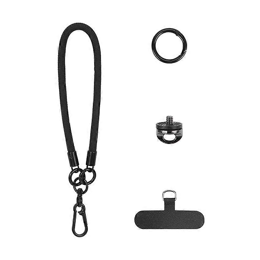 Camera Wrist Strap Neck Strap Lanyard for Action 5 pro/Pocket 3/Ace Pro 2 (1 Set Black)
