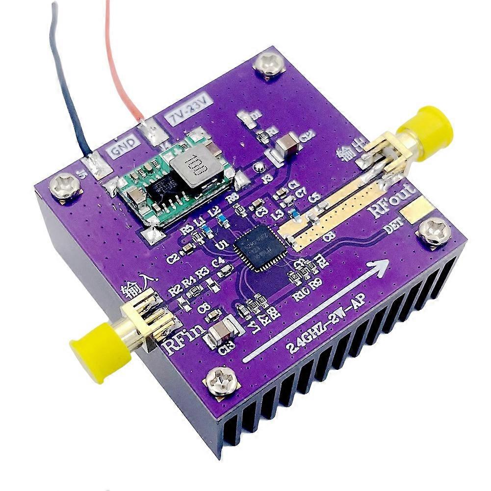 SZM2166 2.4G 2W RF Amplifier WIFI RF Power Amplifier 30DB 12V 24V DC for 2.4GHZ Bluetooth Image Transfer AMP