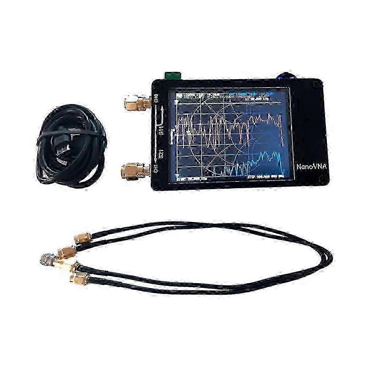 Vna 2.8 Inch Lcd Hf Vhf Uhf Uv Vector Network Analyzer 50khz - 900mhz Antenna Analyzer Built-in Ba