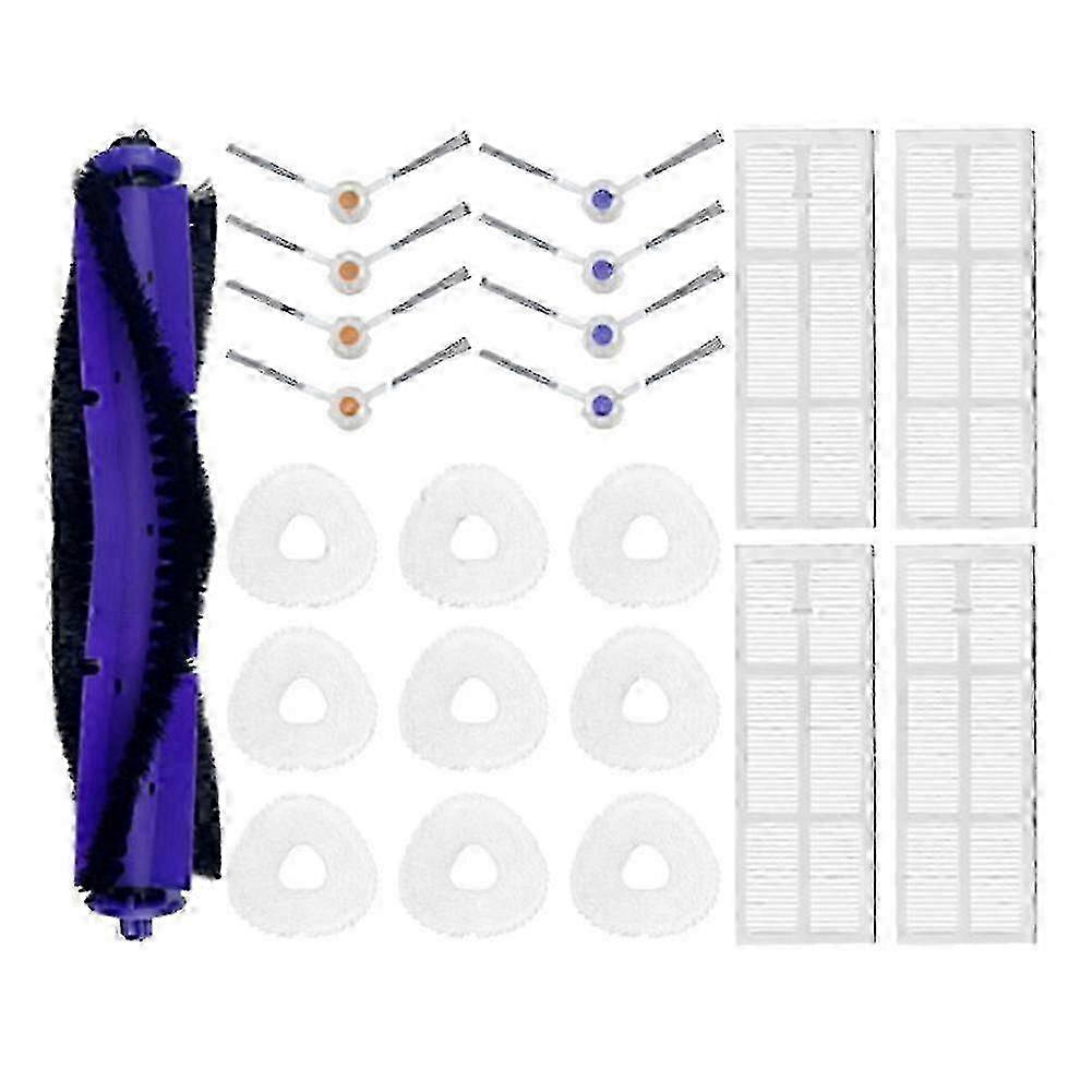 For Freo Versatile Self Mop J3 Roller V-Shaped Side Brushes Mop Cloths Rag Hepa Filter Spare Part DS