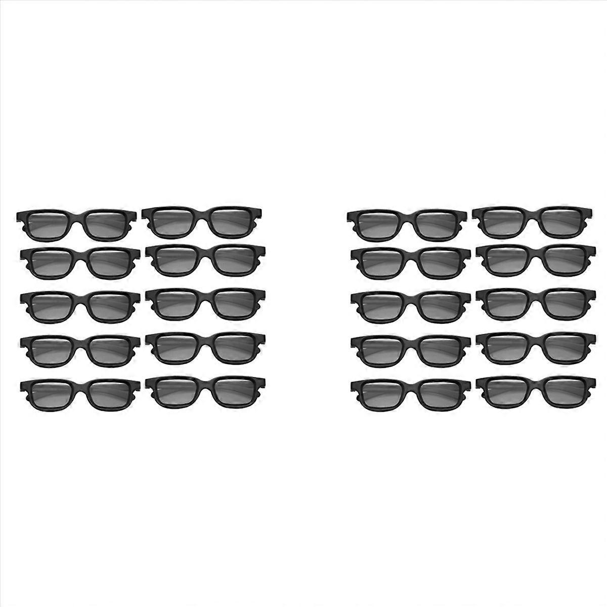 20Pcs Polarized Passive 3D Glasses for Cinema IMIX Screen