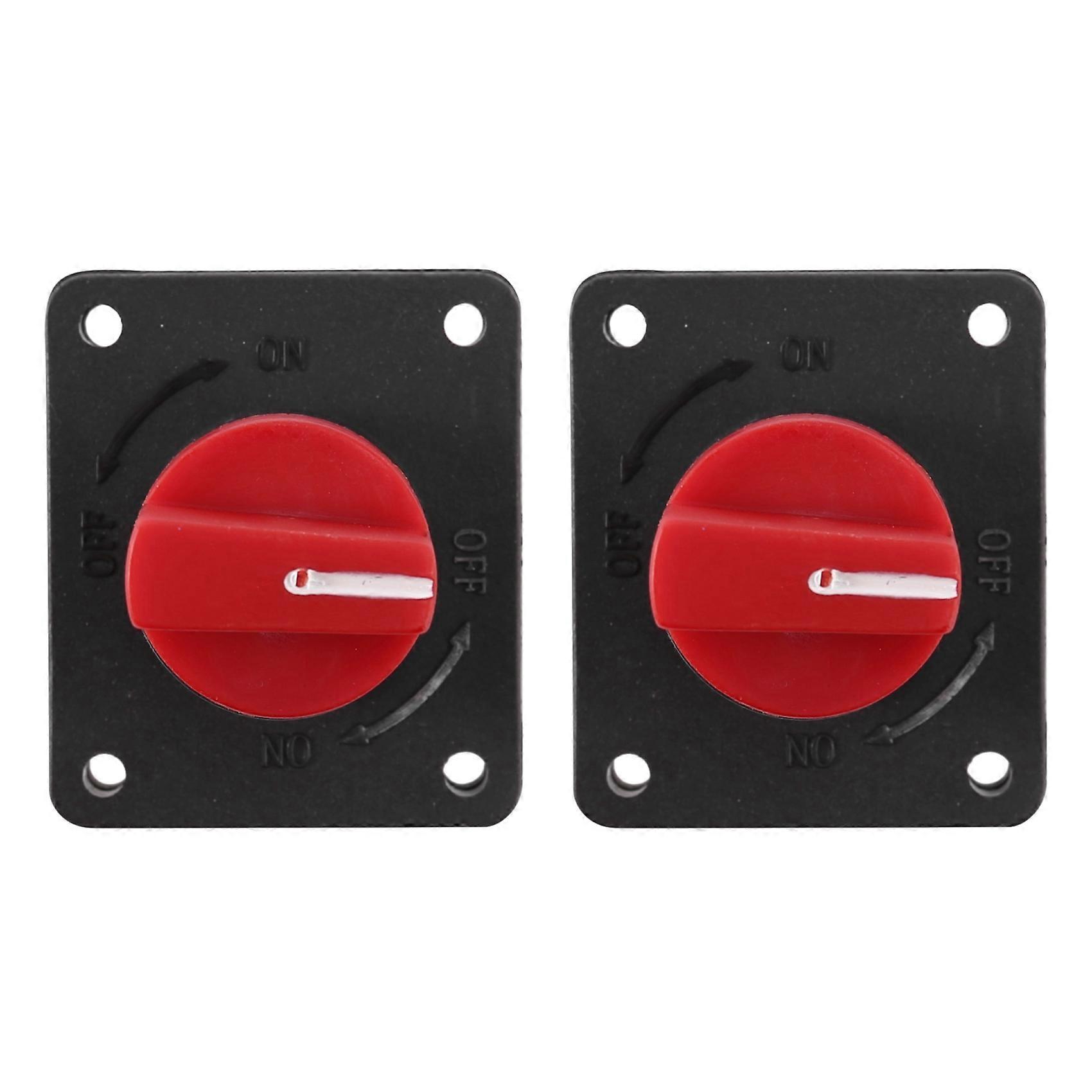 Battery Switch Power Disconnect Switch Rotary Isolator Cut OFF Switch (Type J 2pcs)