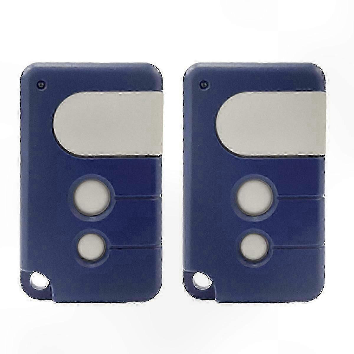 2 Pack 433.92MHz Garage Door Remote with 3 Buttons for Compatible Garage Door Openers