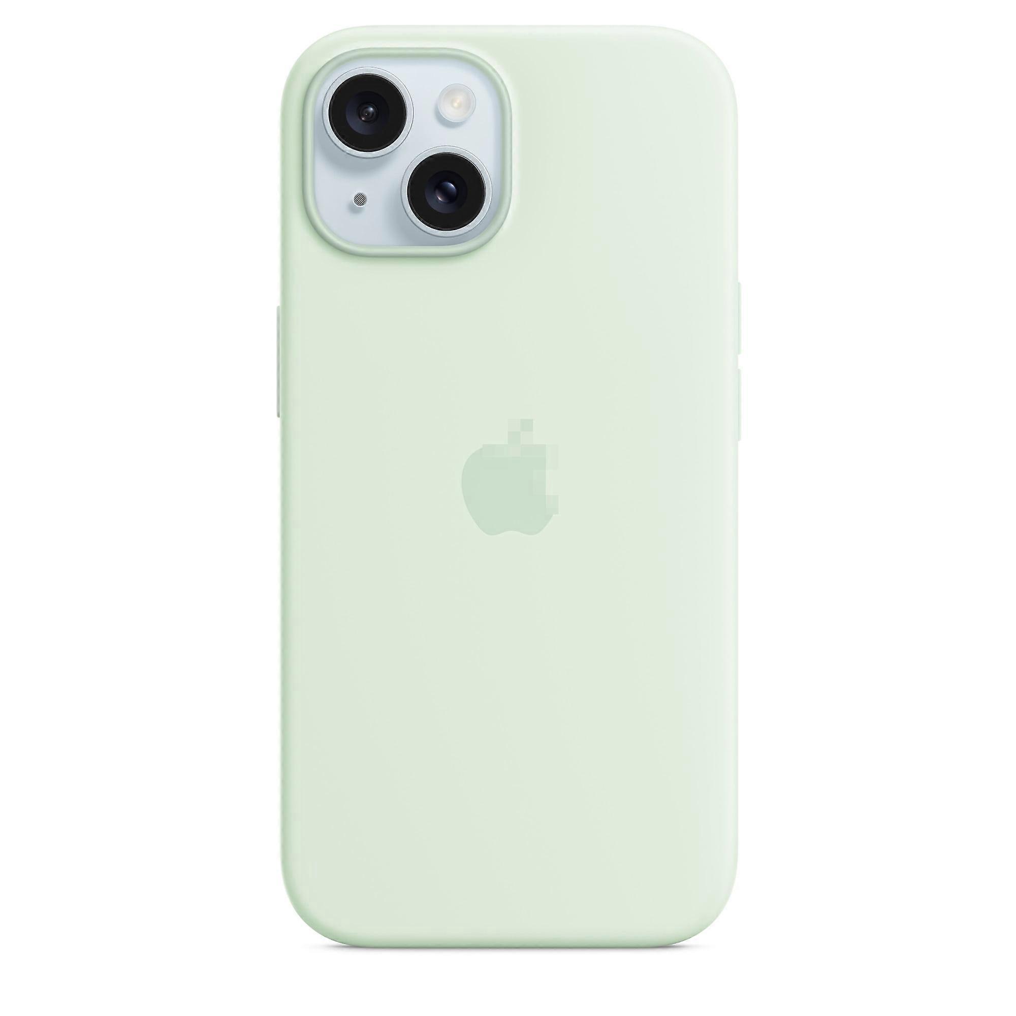 Compatible with iPhone 15 Silicone Case with MagSafe Soft-touch 6.1"in