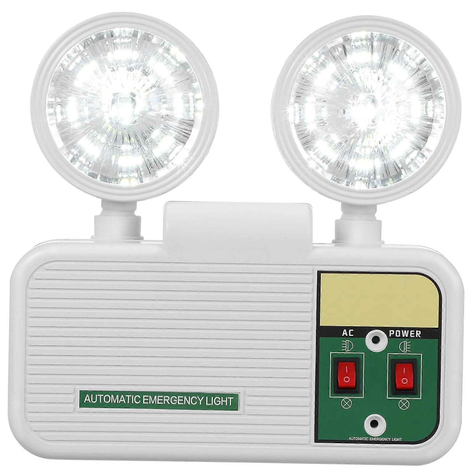 Emergency LED Light with Battery Backup, Wall Mounted Bright Lamp for Stairway and Hallway