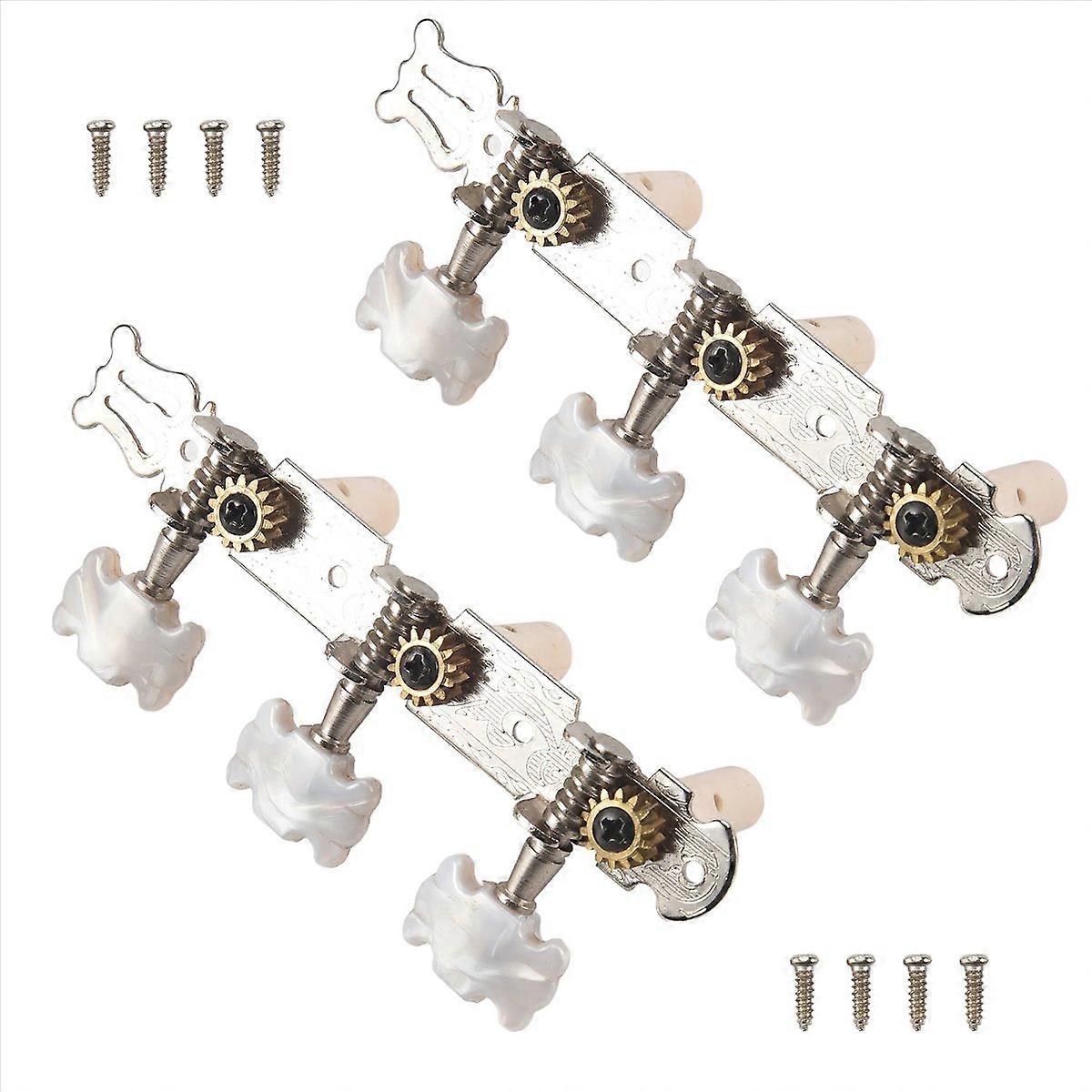 One Pair Guitar Tuning Pegs Machine Tuners White Machine Head