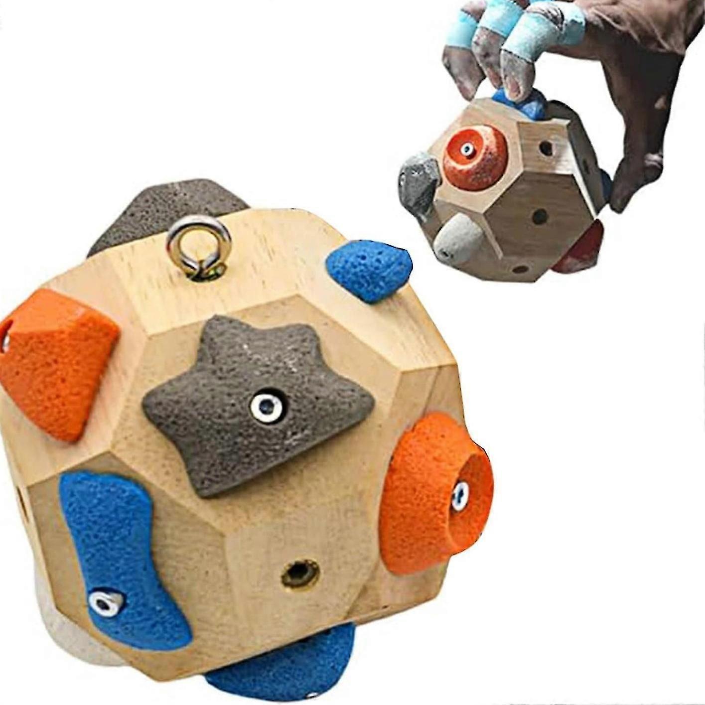 Handcrafted Boulders Block - Finger Strength Focus Ball for Rock Climbing, Grips Trainer for Outdoor Enthusiasts, Climbers, and Gift Ideas