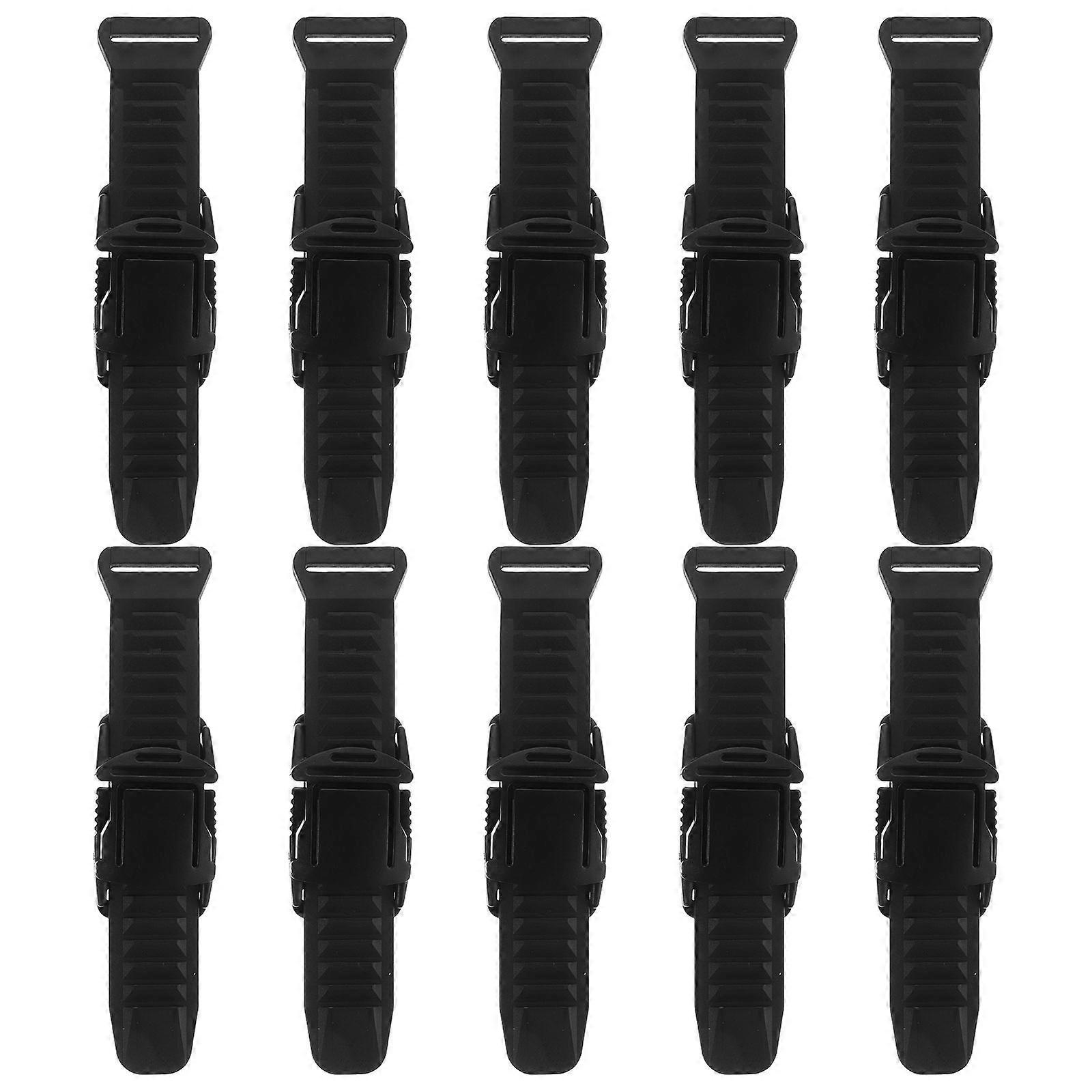 Backpack Buckles Plastic Buckle Strap Buckles for Backpack Use 20Sets