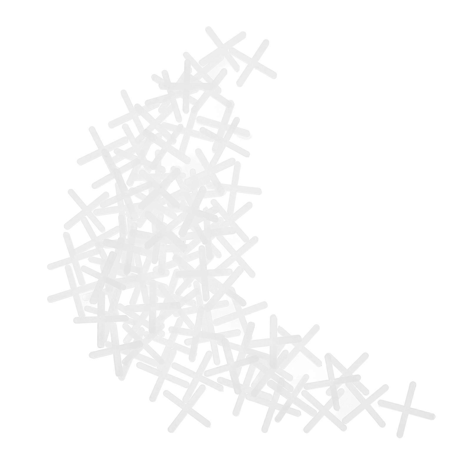 Tile Spacers Cross Shape for Ceramic Tile Positioning with 2000Pcs White Pe Spacers