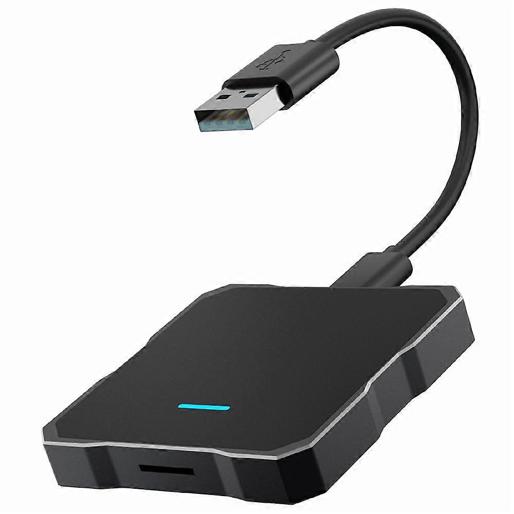 Wireless Car Play Adapter Box for Wired Car Systems Bluetooth-compatible 5.0 WiFi 5.8G Quad-Core A53 Processor