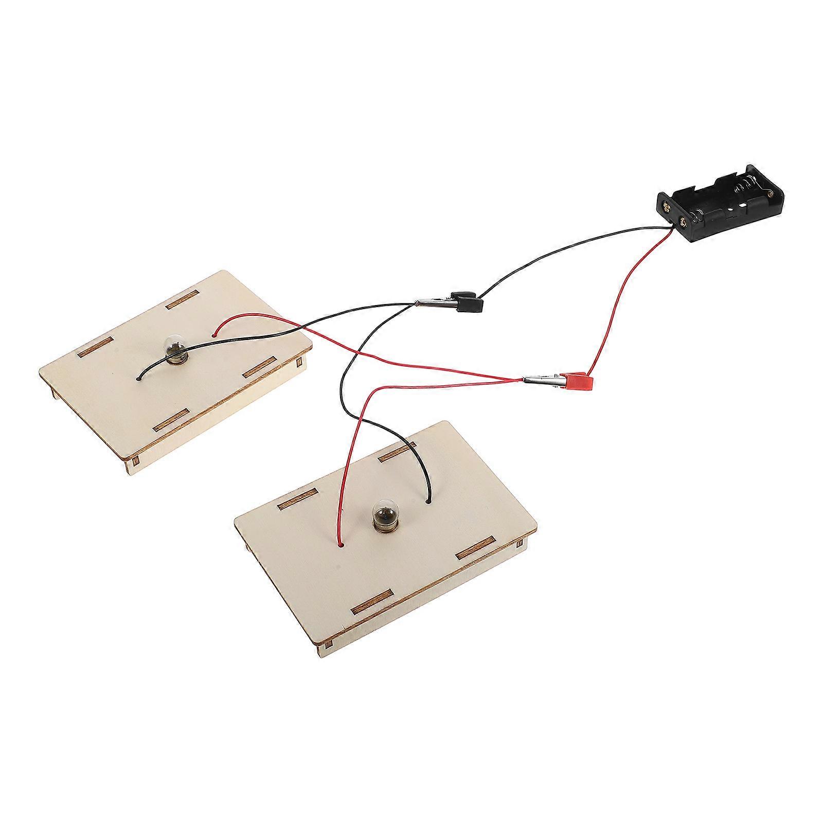 Kids Science Kit Electrical Circuit Kit Educational Tool 4Sets for Learning