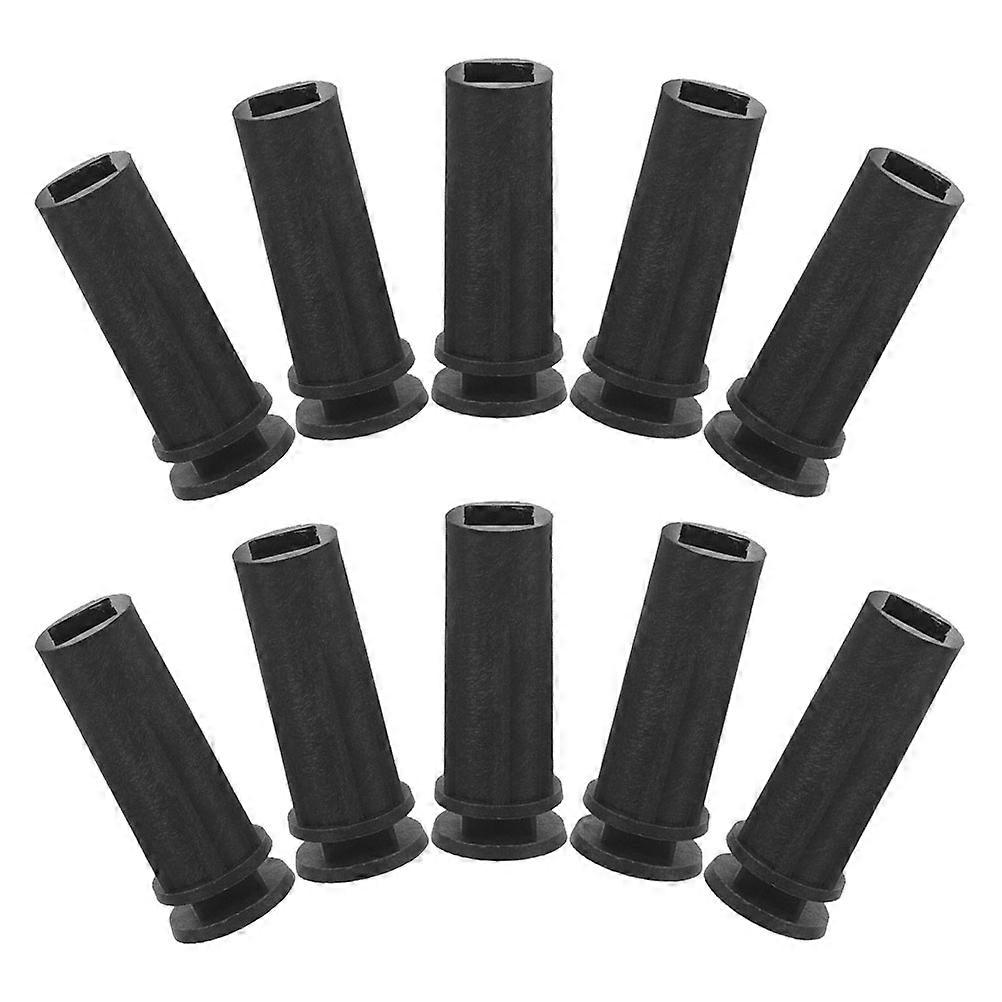 Xmas Tree Base for Sturdy Support 10Pcs Black Folding Artificial Stands