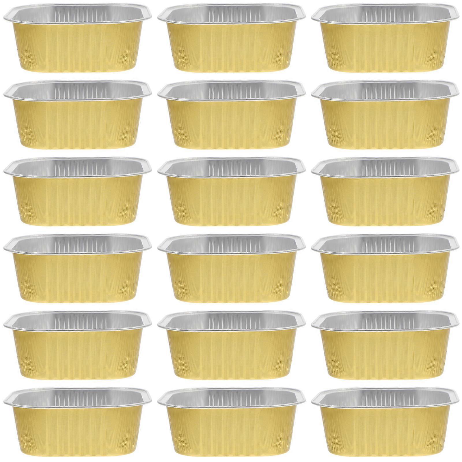 Plaques de cuisson en aluminium jaune (20 pièces)