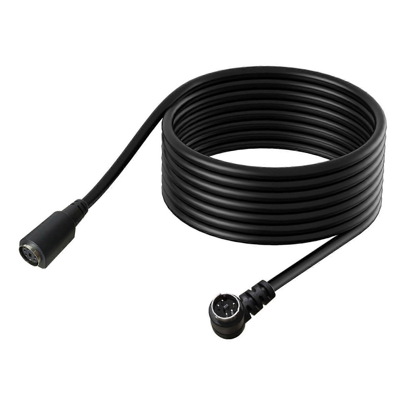 S Video 5Pin DIN Cable, 50cm, Straight or RightAngled Head, Video Transmission Cable