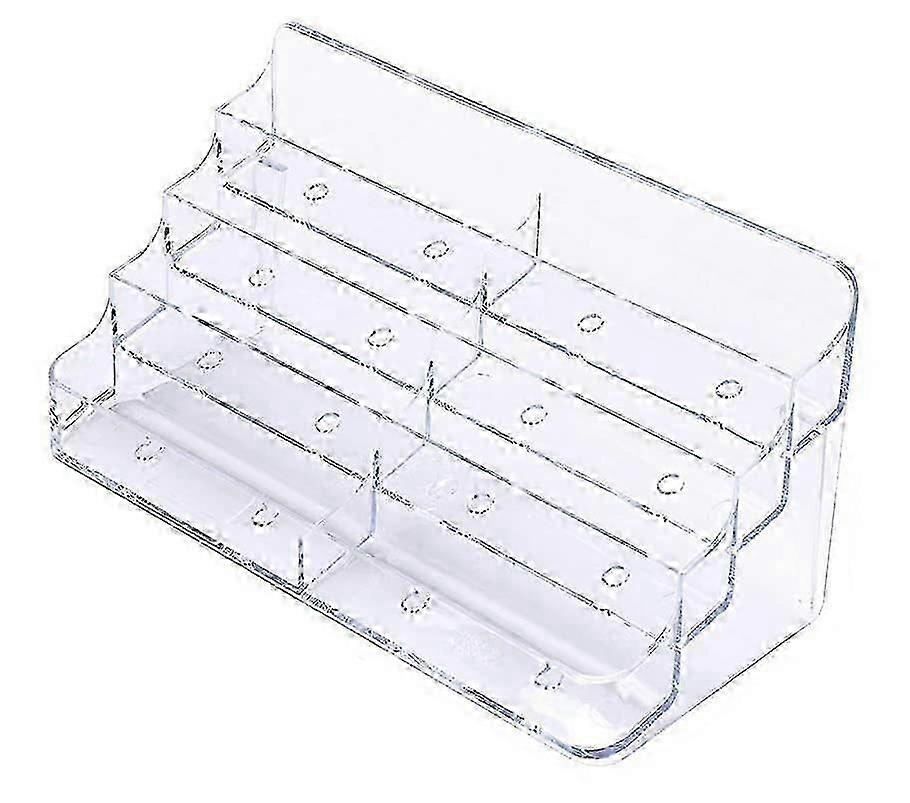 Acrylic Business Card Holder with Index Card Display