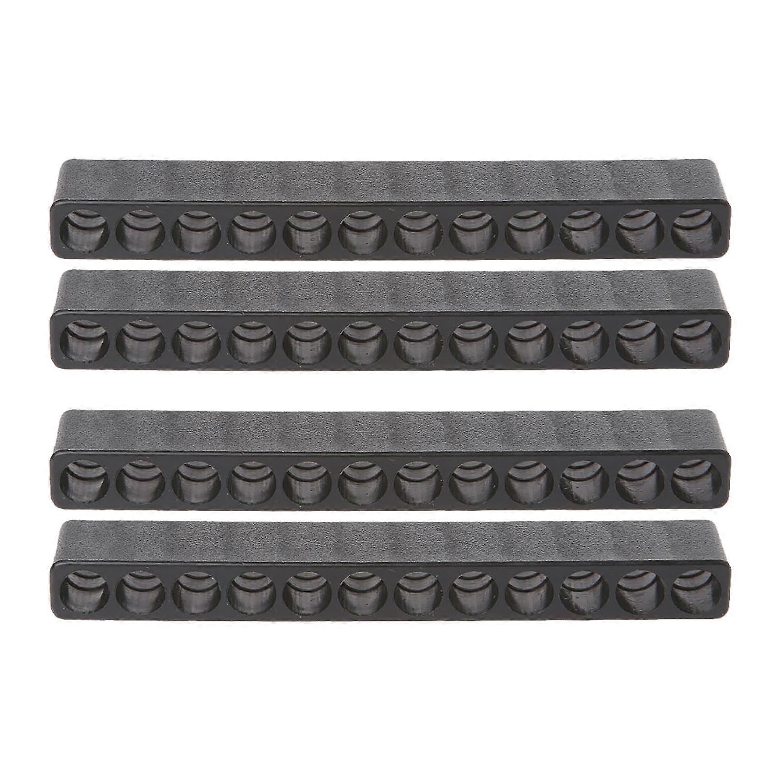 4Pcs 12 Hole Screwdriver Bit Holder 1/4 Inch Drill Bit Storage Case Durable Compact Organizer