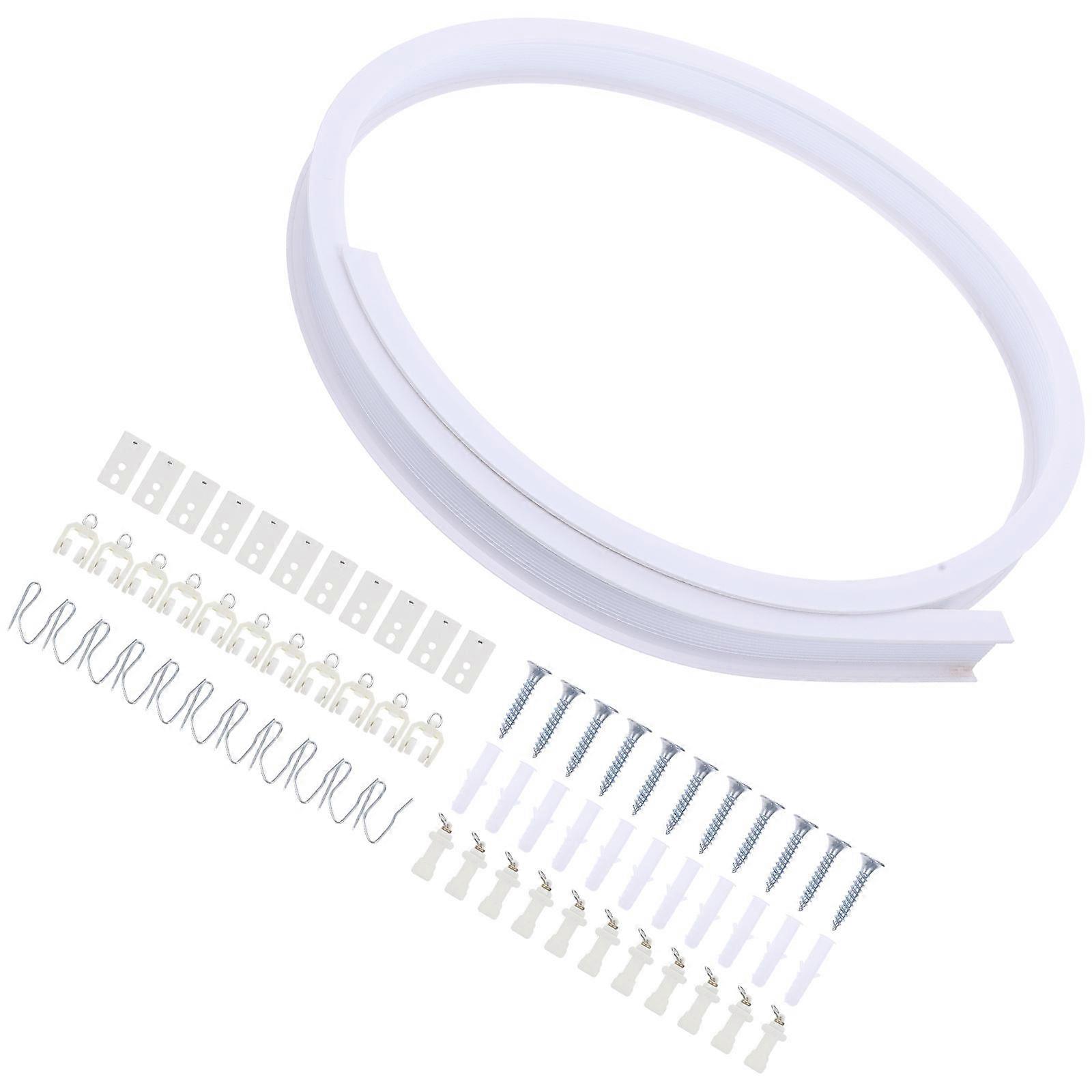 Ceiling Mounted Curtain Track for Curtains 1Set Bendable Ceiling Track Kit