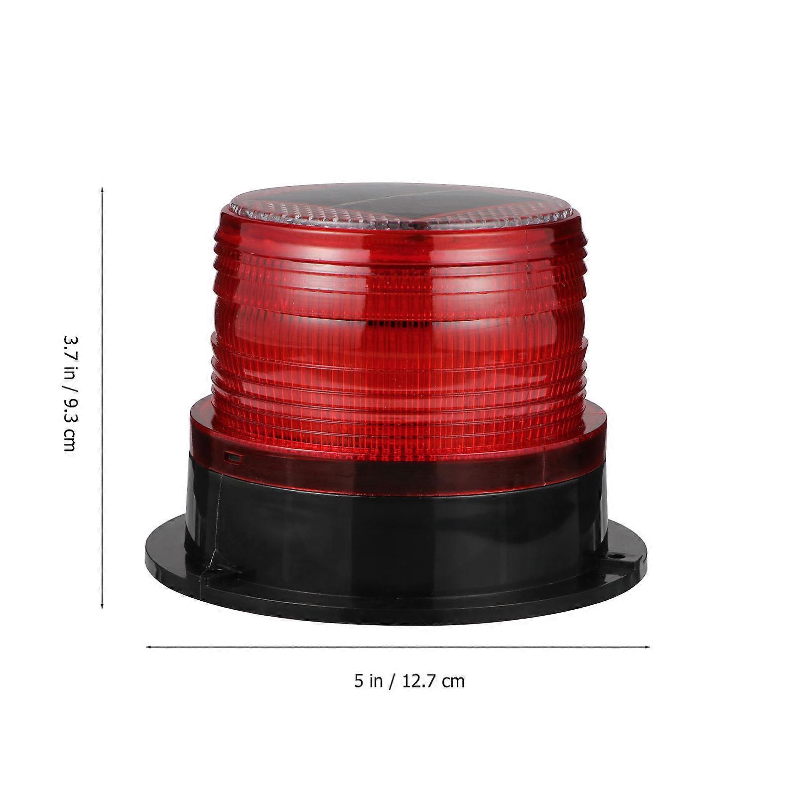 Emergency Light Solar Rotate Strobe Lights Flash Warning Light