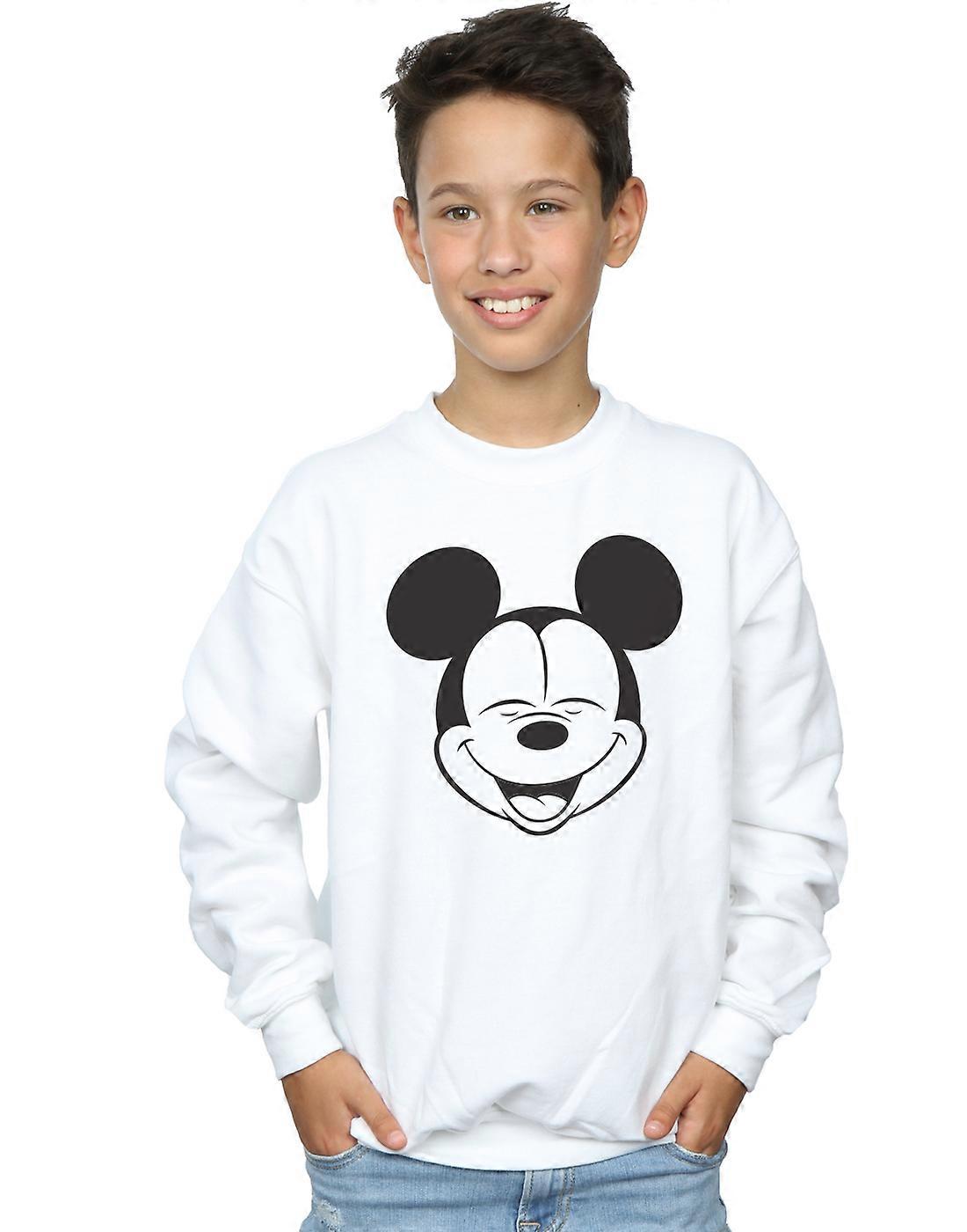Disney Boys Mickey Mouse Closed Eyes Sweatshirt