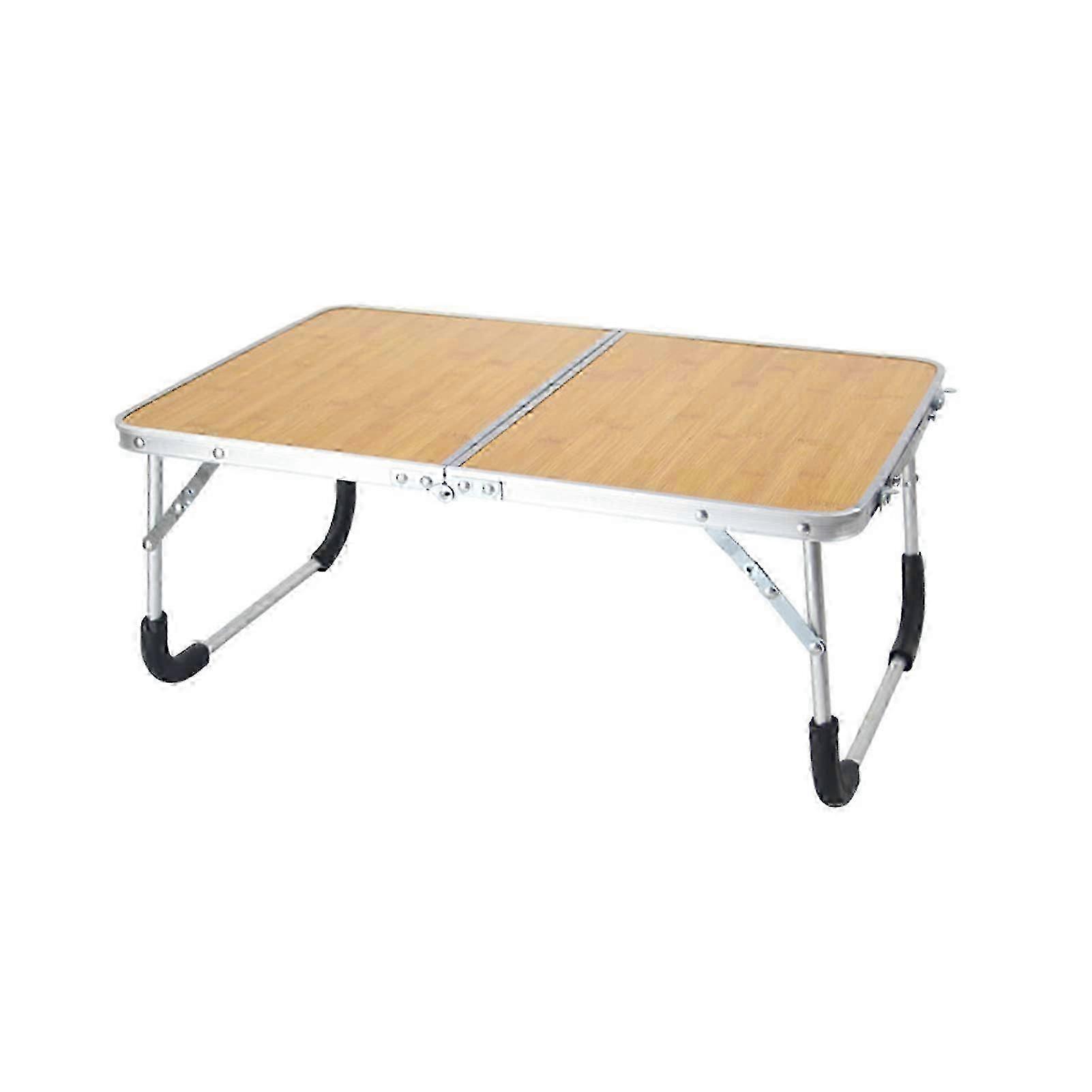 folding table, open folding table, folding beach table, laptop table, outdoor trip, camp, beach