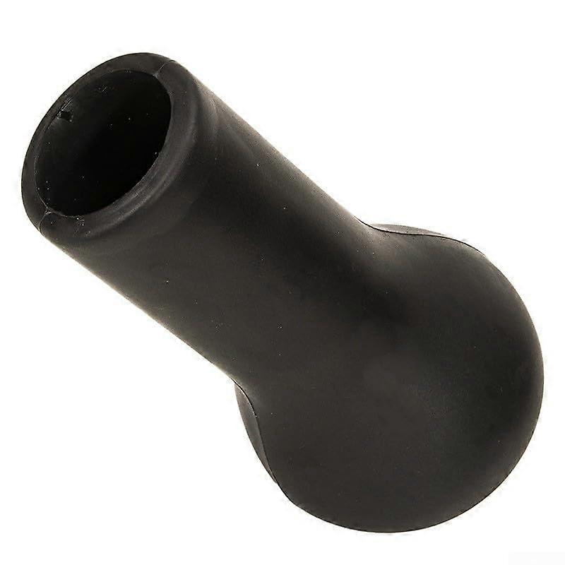 Fishing Rod Holder with ShockAbsorbing Rod Butt Support, PU Material, 3.8cm Diameter, Black
