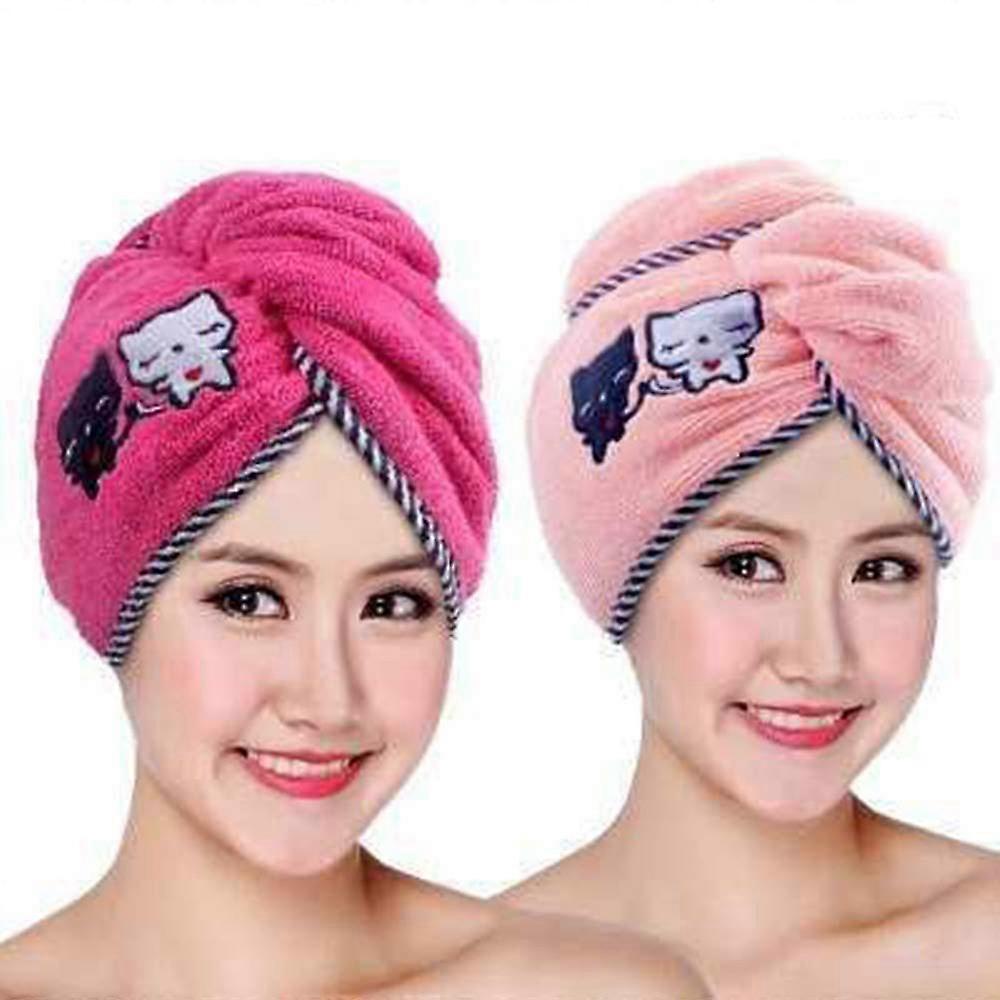 Microfiber Hair Towel Wrap Quick Dry Soft Absorbent with Secure Loop Closure for Women