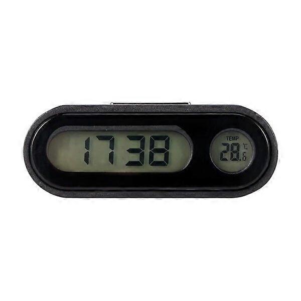 Car clock, dual display, temperature display, car interior clock