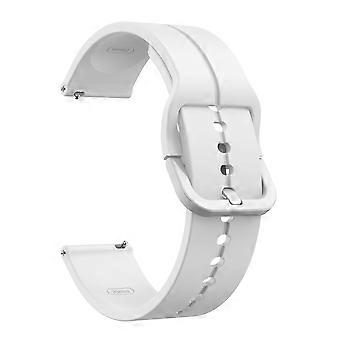 Silikon-Uhrenarmband 22 mm mit quadratischem B-Logo für Garmin Forerunner 265/255/Vivoactive 4/Venu 2