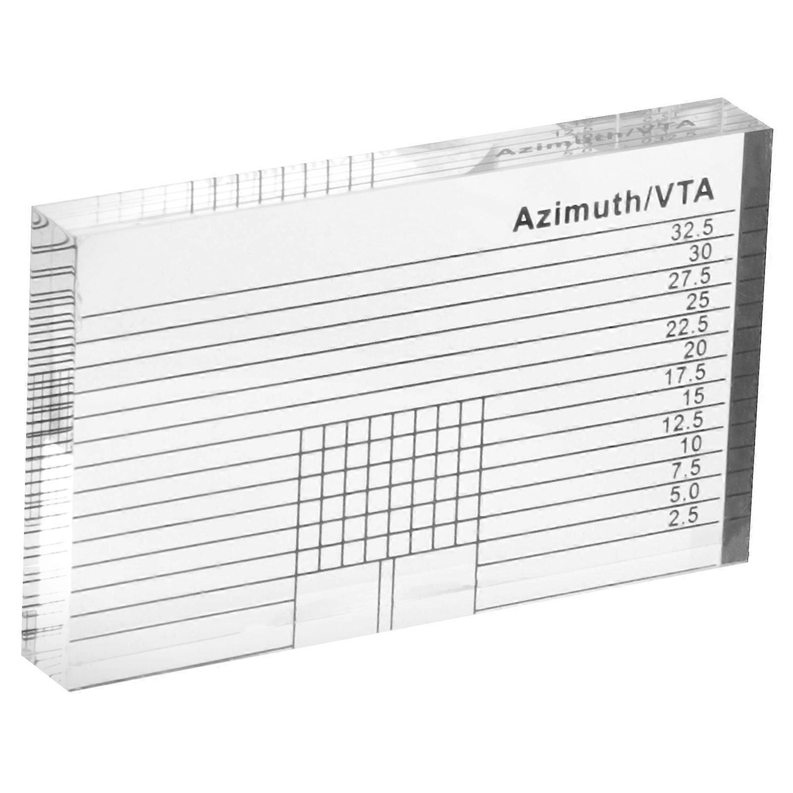 VTA Azimuth Transparent Ruler Vinyl Record Player Elevation Alignment Ruler Equipment