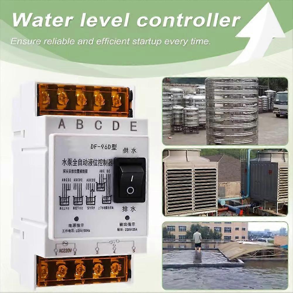 Automatic Water Level Controller 25A 220V - Advanced Liquid Level Detection for Water Tanks
