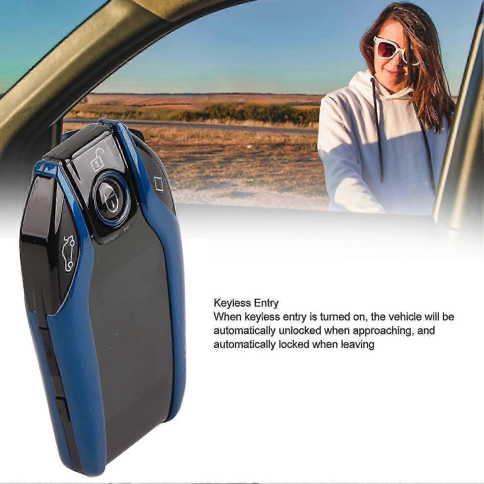 Universal Tk800 + LCD-pekskärm Smart Key Remote Keyless Entry för alla Start Stop Engine Button Modeller