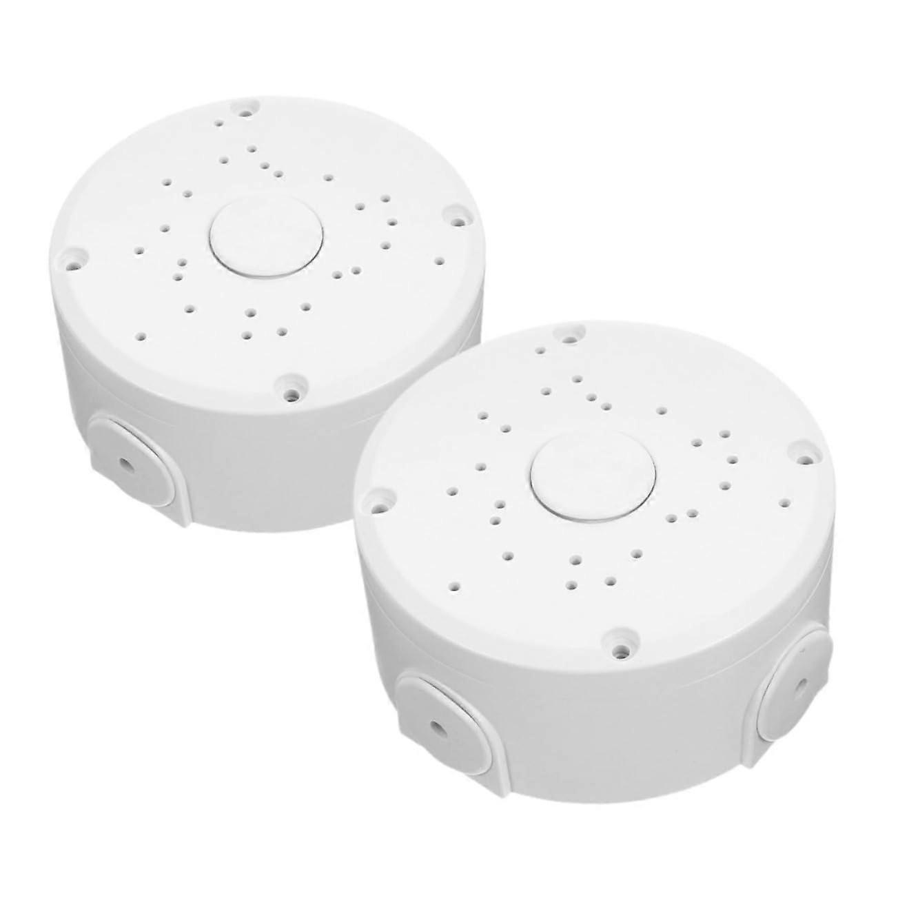 Security Camera Junction Box Outdoor Waterproof Cable Protection Mounting Base 2pcs