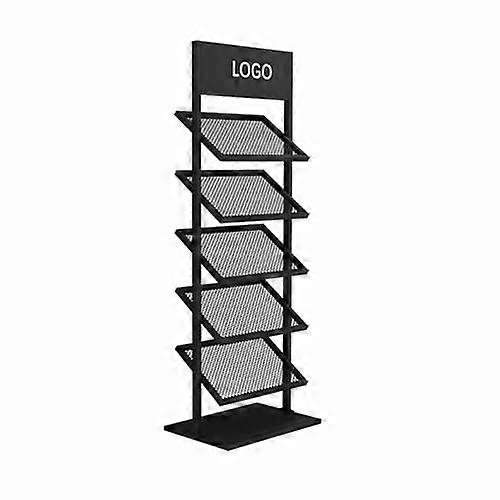 Tile Display Rack with Large Capacity, MultiLayer Sample Organizer Shelf for Showroom, Small 18.5in