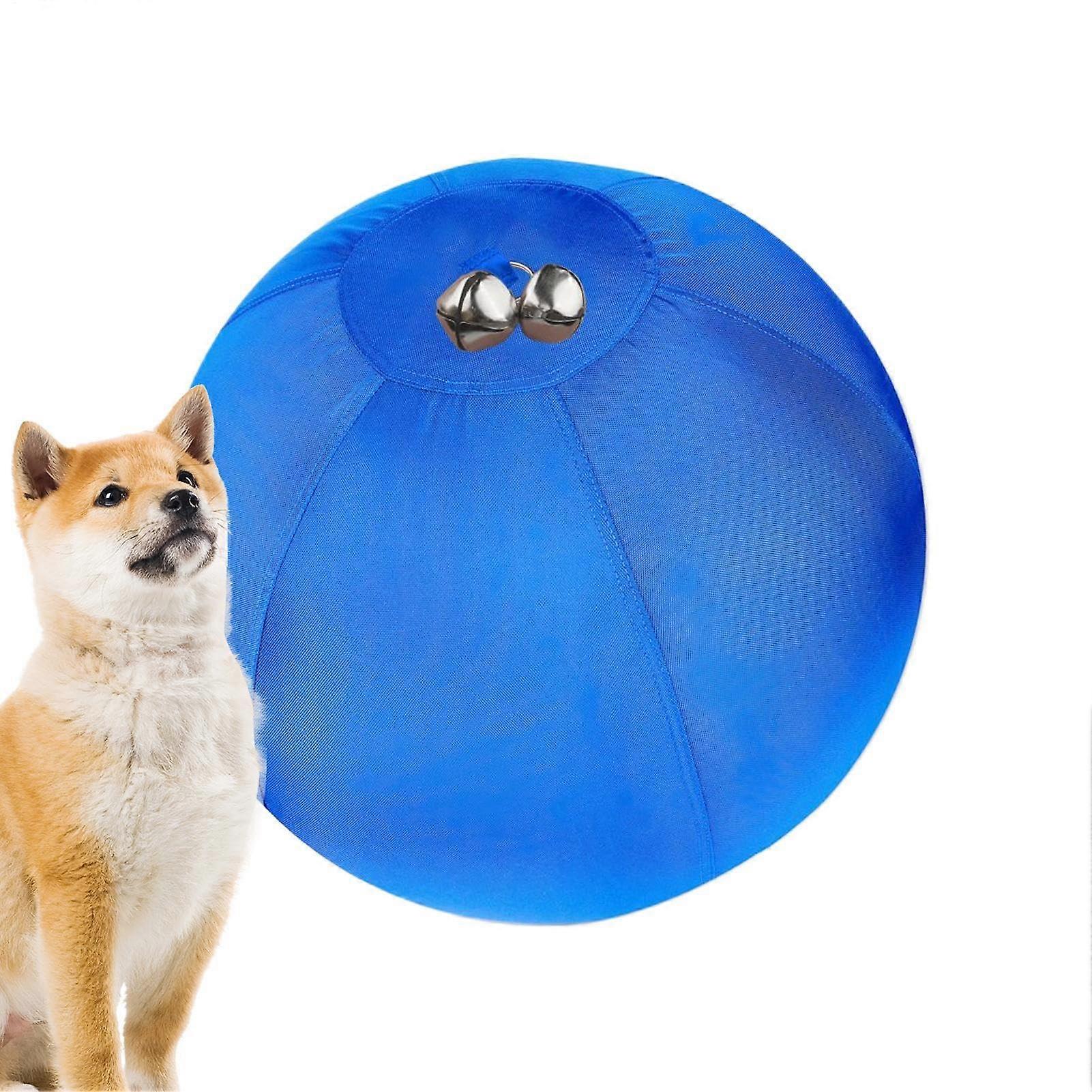 Bite Resistant Dog Herding Ball with Floating Bouncing Action for Outdoor Water Play and Training