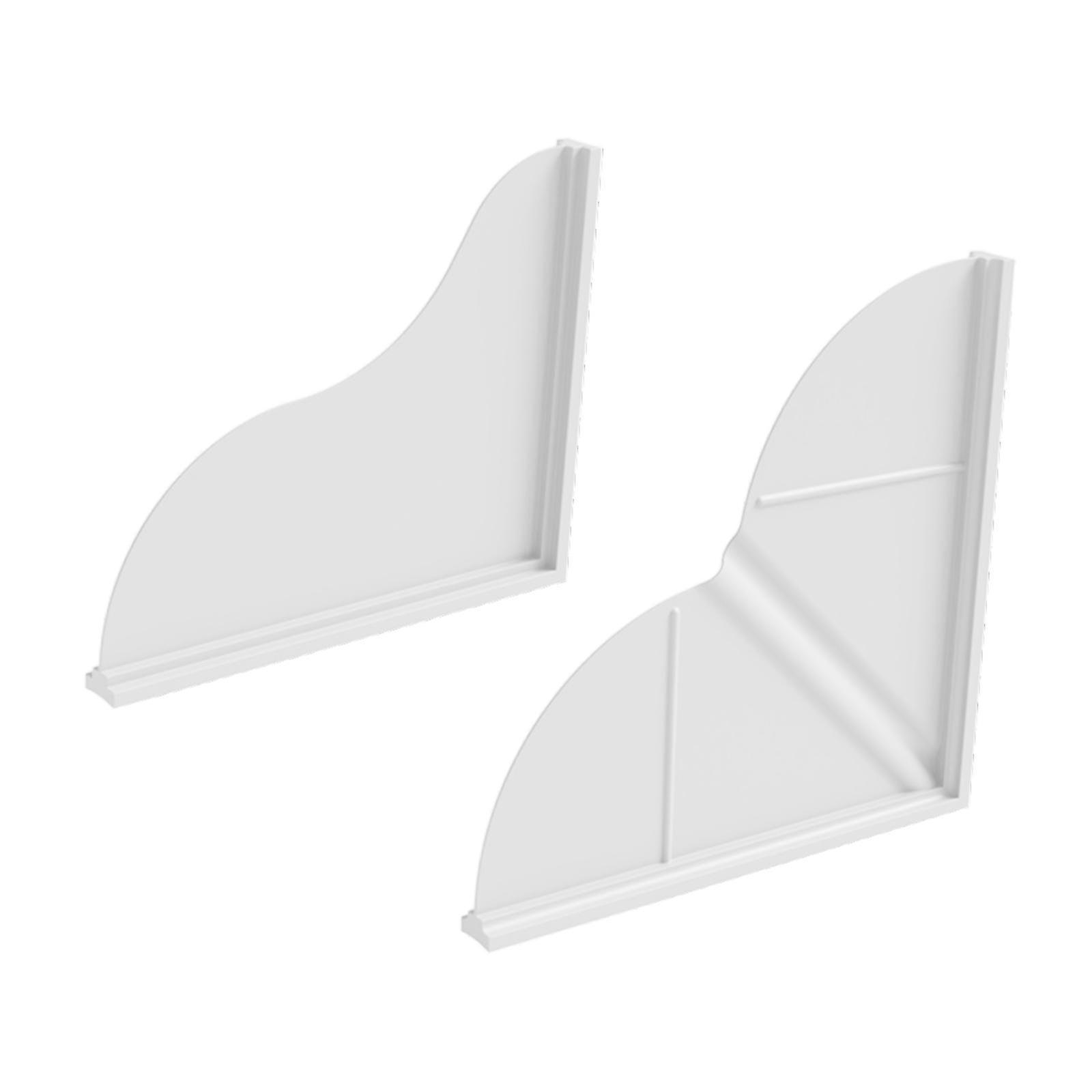 2Pcs Shower Guards Reusable Practical Easy to Install Versatile Accessories