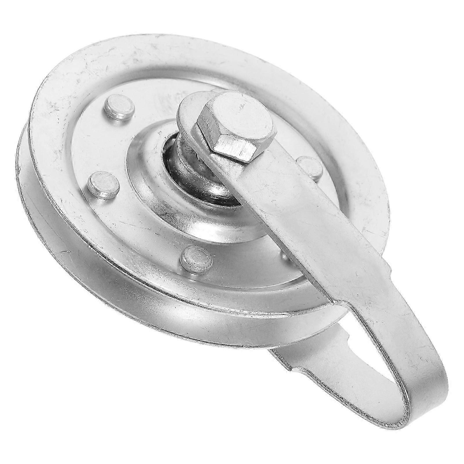 Garage door roller pulley for durable track systems