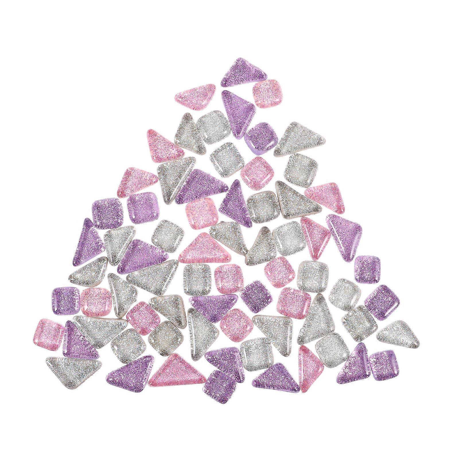 Crystal Tiles Glitter Tiles for Decor 1Pack Irregular Shape Mosaic Stone