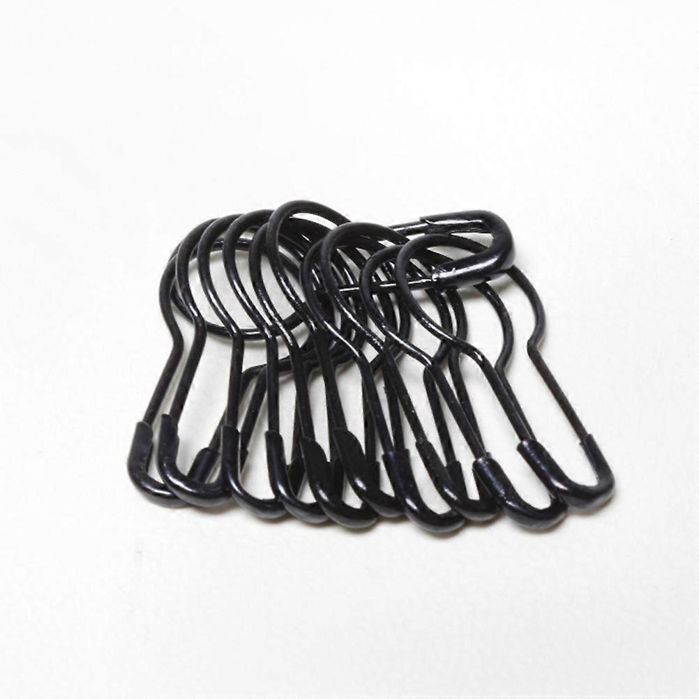 1000Pcs Creative Safety Cucurbit Shape Pins for Clothes Use in Black