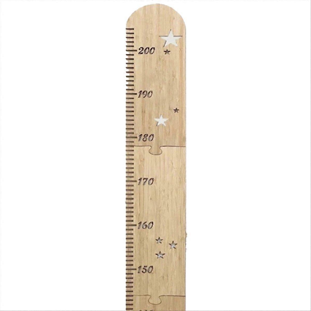 Children's Wooden Height Ruler Children's Room Patchwork Height Ruler
