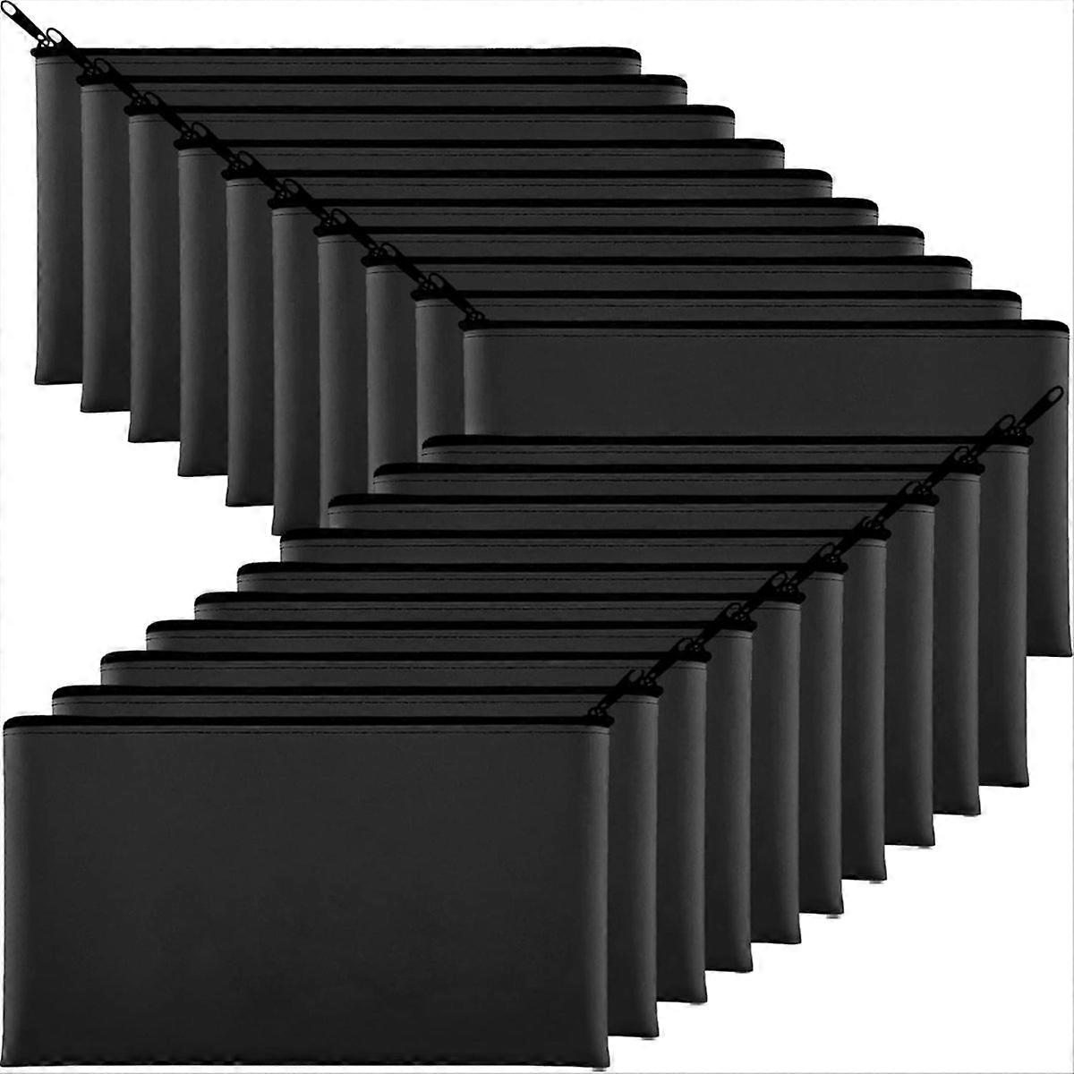 Pacote com 20 sacos para depósito bancário de 11,5 x 6,1 polegadas com zíper B