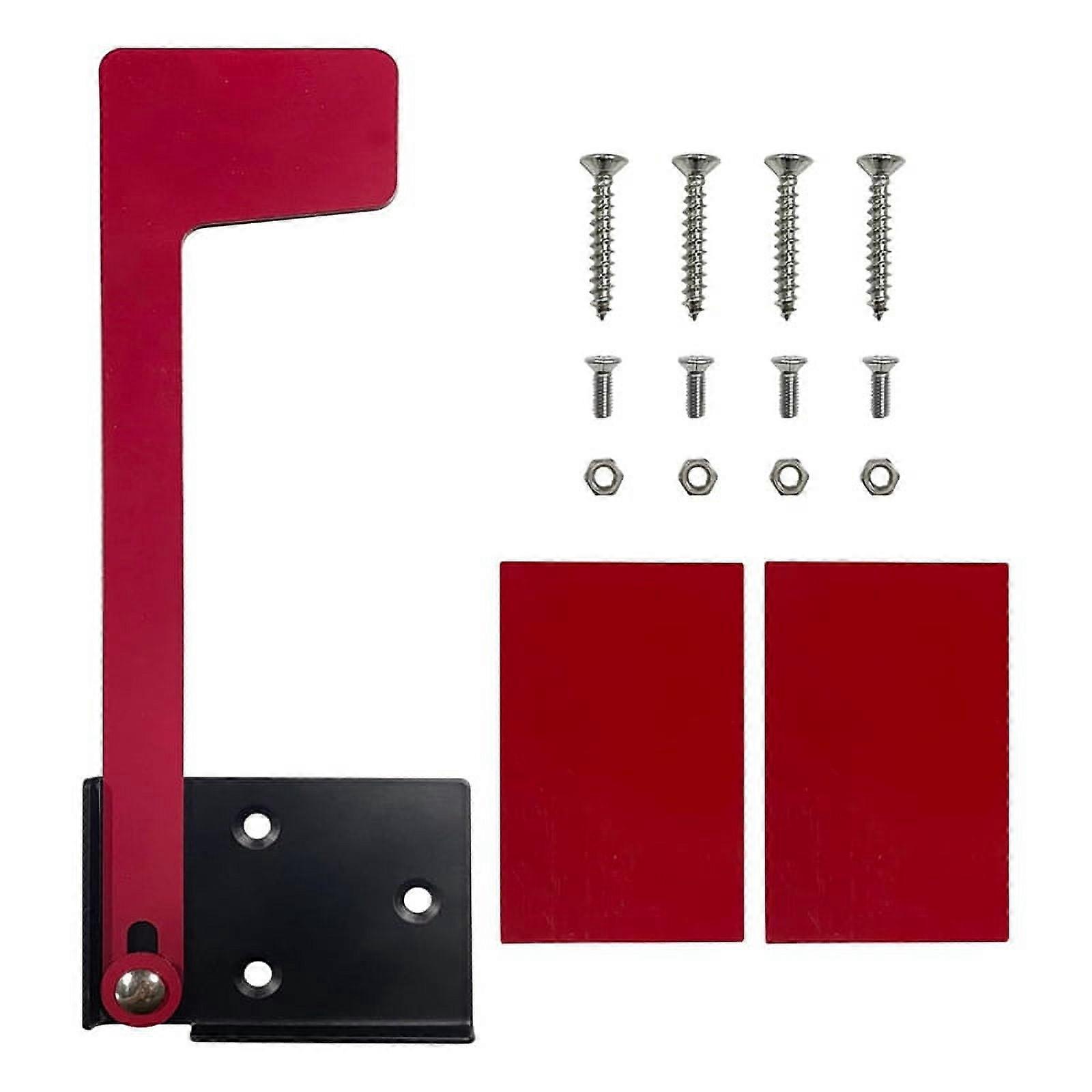 Mailbox Flag Replacement Kit, Red Plastic Flag, Required
