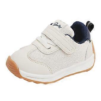 Babysneakers, modieuze trend, effen kleur, veelzijdige sportschoenen, dubbel mesh, ademend, niet geschikt voor peuters, kindersportschoenen, comfortabele, schattige platte schoenen