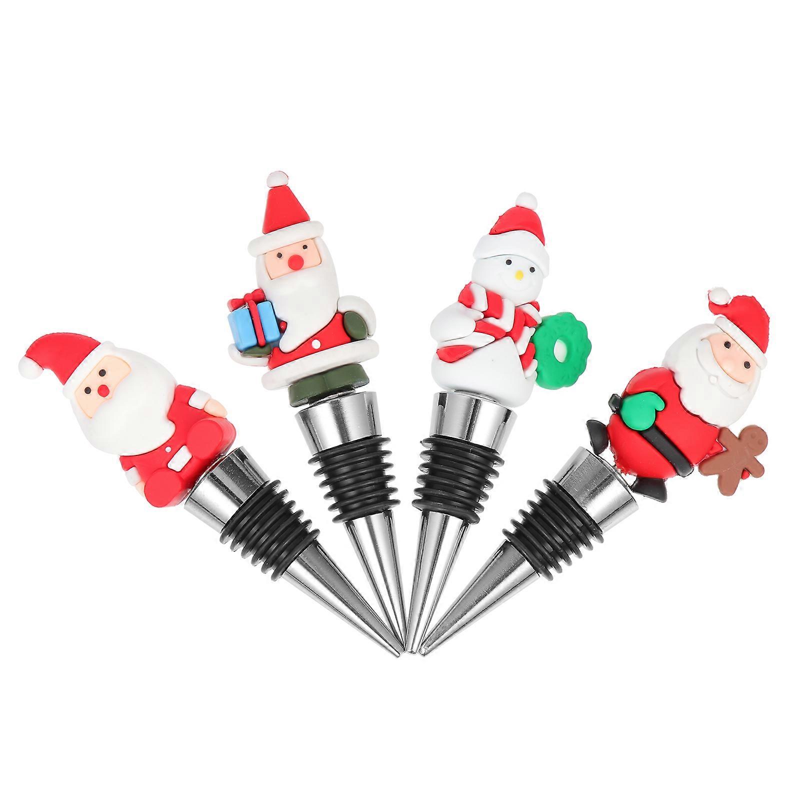 Christmas Plug for Storage Use 4Pcs Reusable Set